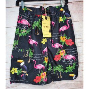 Make a Splash with Image Authentic Designer Swim Shorts: The Pelican Flamingo Gr